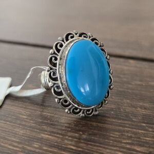 Tibetan Turquoise Sterling Silver Ring
